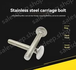 Big head carriage bolt M6*30