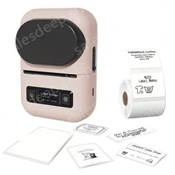 Portable label machine BQ262 (pink)