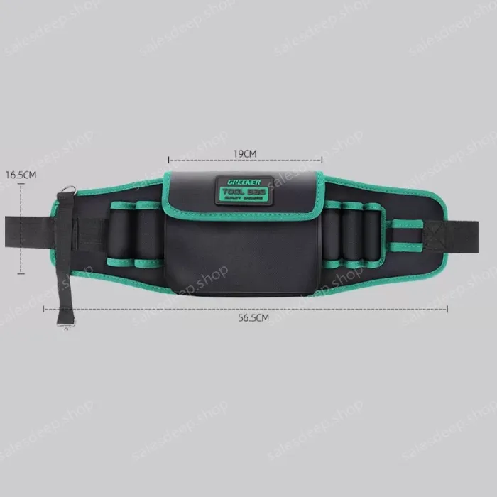 The waist bag can hold a mobile phone with a thickened flip cover