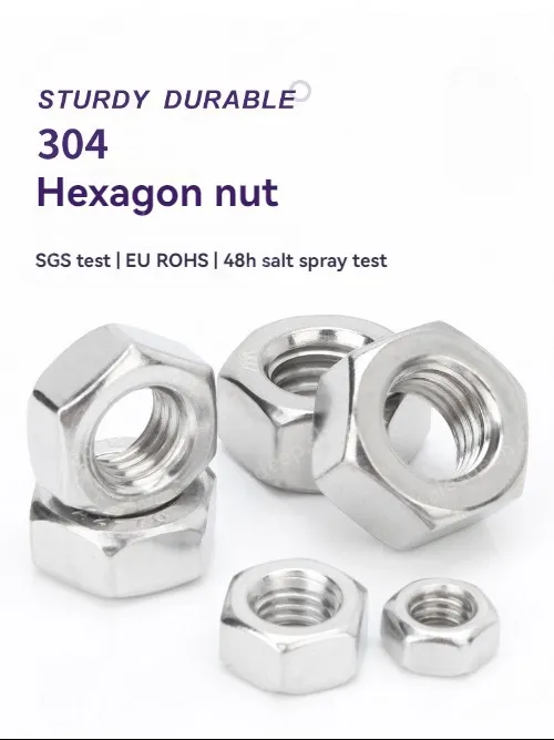External hexagon nut 304 stainless steel-M33