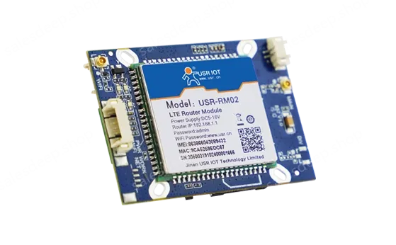 Single-network port 4G wireless router module