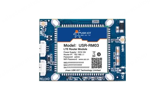 Dual-network port 4G wireless router module