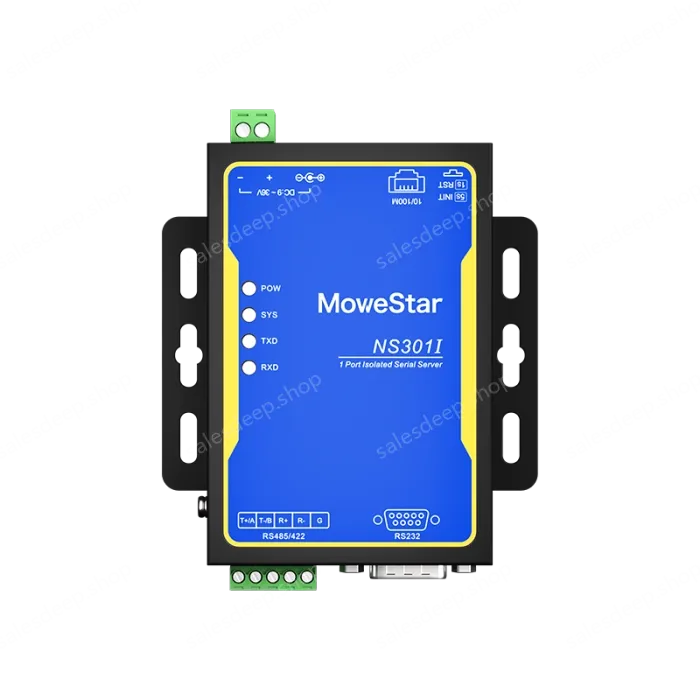 1 Port RS232/485/422 Serial to 100M Ethernet Opto-isolated Server